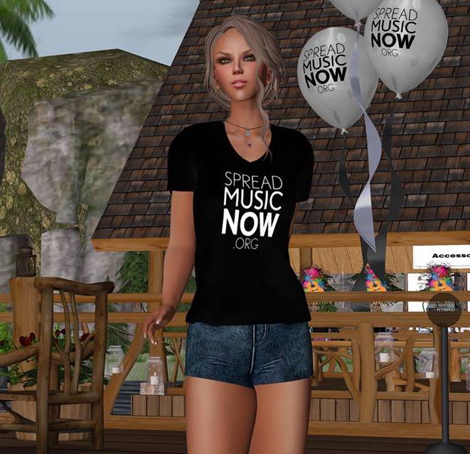 Allie in SMN T-shirt